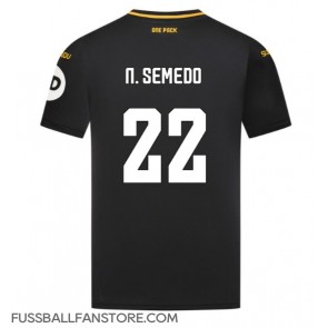 Wolves Nelson Semedo #22 Replik Auswärtstrikot 2024-25 Kurzarm